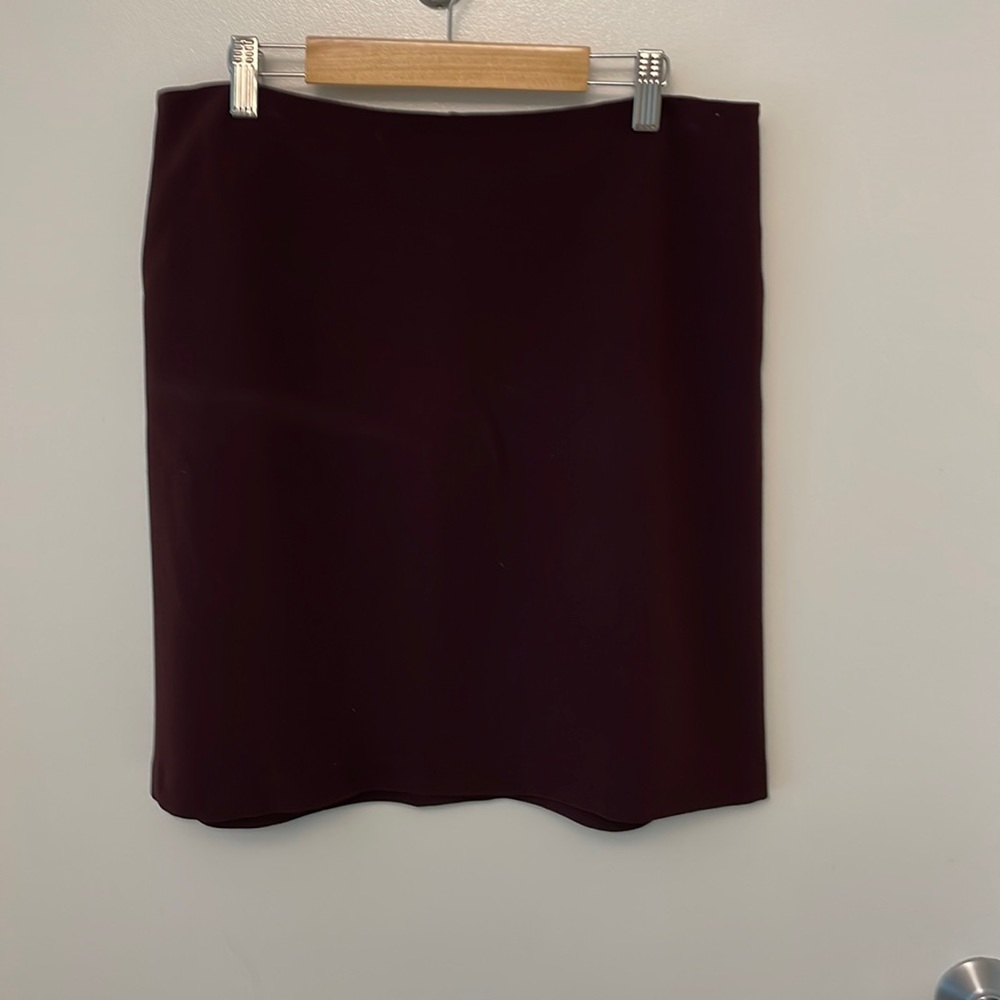 Maroon Diane Von Furstenberg skirt, size 8